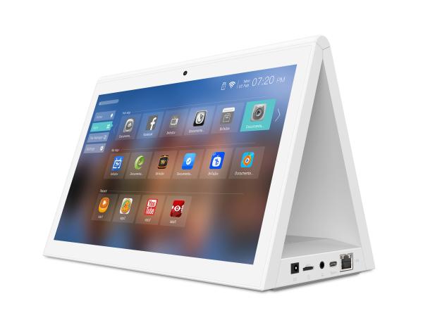 Quality White RK3288 10.1 Inch Android Tablet Pc , POS Dual Screen Android Tablet for sale
