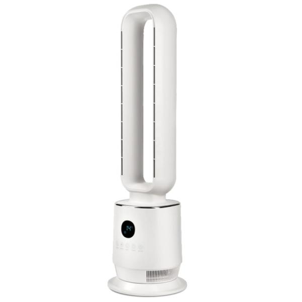Quality Silent Three Speed Digital Remote Control Bladeless Oscillating Tower Fan for sale