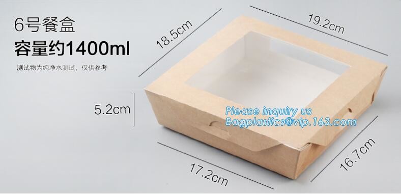 kraft paper sandwich box with window ,triangle sandwich box for packaging,Cardboard Box With Clear Window Burger Sandwic