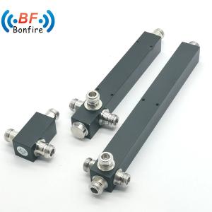 Red 4.3-10 Female RF Power Splitter for 2g / 3G / 4G / 5g in Telecommunication Systems