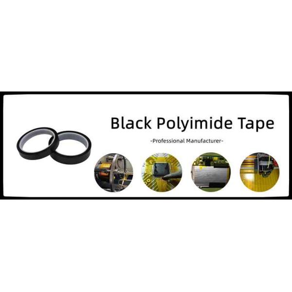 Black Polyimide Tape Discs Polyimide Adhesive Tape 0.06m Polyimide High Temperature Tape