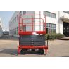 Buy cheap Manual Pushing Mobile Scissor Lift 9 Meters Height Hydraulic Lift Table 500Kg from wholesalers