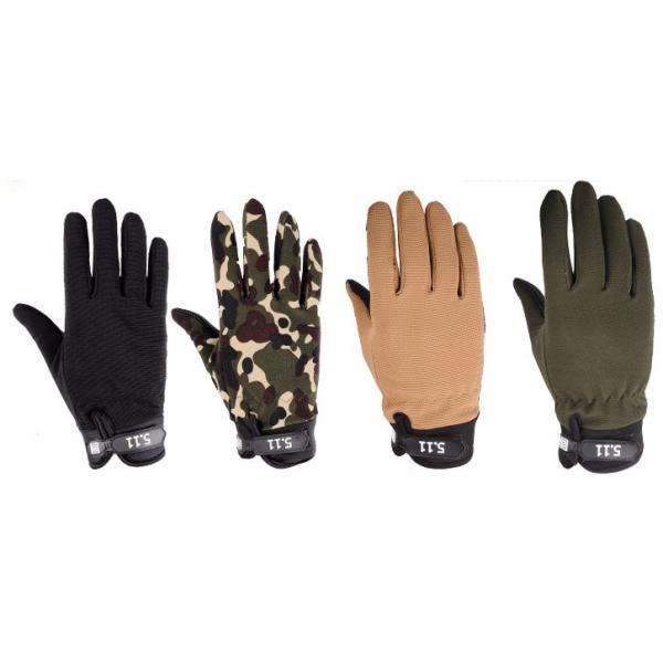 Polyester Full Finger Anti-Slip Touch Screen Motorcycle Gloves for Outdoor Sports US