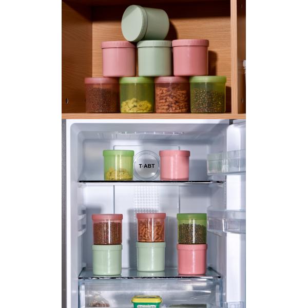 Clear White Butter Storage Small Plastic Jars Canning For Food Powder 30ml-1000ml