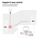 Smart Home Automation Remote Light Switch 16A Breaker Module Tuya Smart Timer