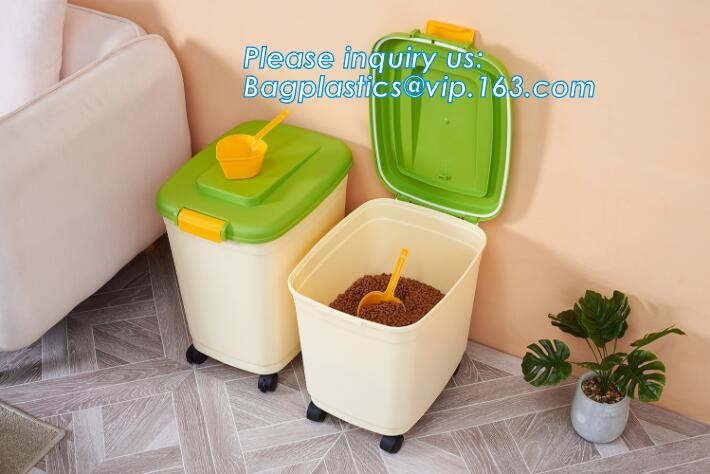China Supply Pet Product Ceramic Dog Food Storage Container, Airtight Plastic Food Storage Container, Storage Barrel Pet