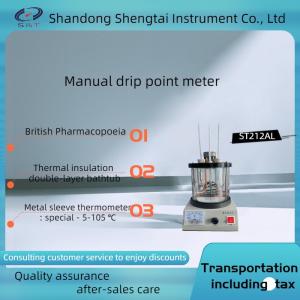 China Pharmaceutical Testing Instruments ST212AL Manual Vaseline Droppoint Tester Insulated Double Layer Bathtub wholesale