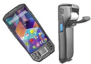 China 5.0 Inch Android Handheld Terminal With Printer And Rear 8.0M Camera on sale