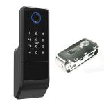 Keyless Biometric Fingerprint Recognition Tuya Smart Lock With CE FCC Certificat