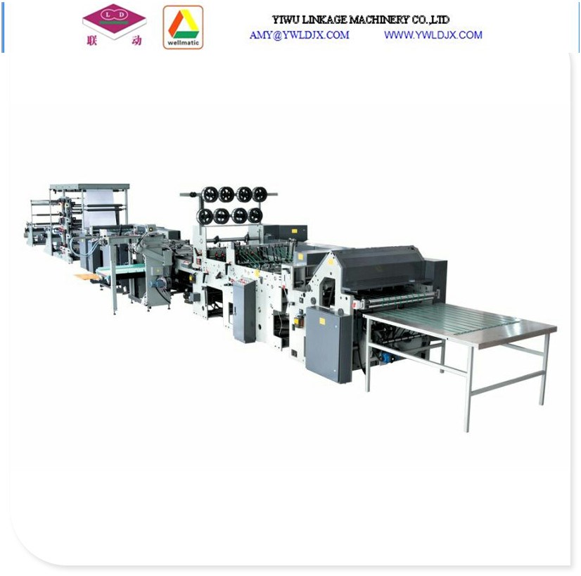 School Exercise Book Notebook Flexography Printing Machine From Reel to Pile