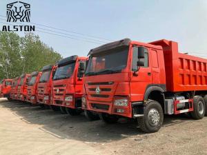 6x4 Used Tipper Trucks 19.32M3 Used Howo Dump Truck For Coal Mining