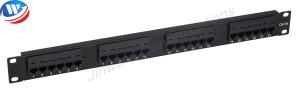 China 110 IDC 24 Port Cat 6 Patch Panel on sale