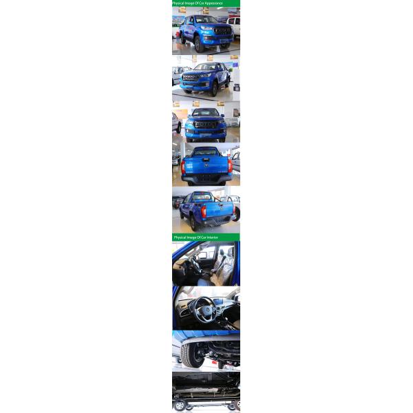 4F20TC Engine 165km/H Four Seater Pickup Truck Foton Tuoluzhe Yutu 8