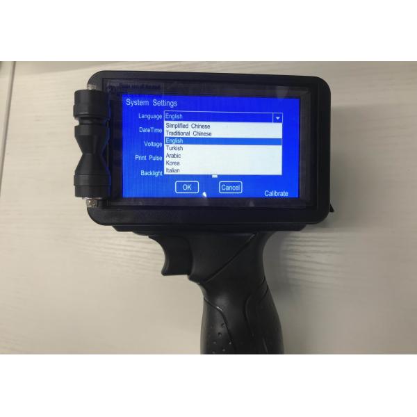 Mobile Hand Held Label Printer Ink Jet Barcode Printing Machine
