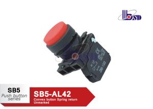 China Professional Red Push Button Lamp Switch With 1NC Contact As Indicating Signals wholesale