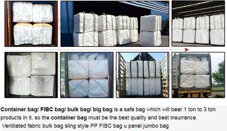 polypropylene woven plastic jumbo bag pp big bag for sand, building material, 500kg-1000kg PP Woven Jumbo Bag Big Bag wi