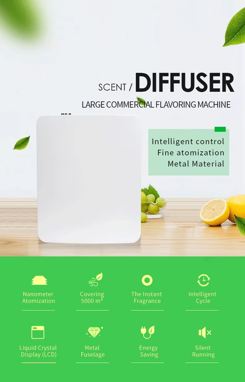 5000m3 Coverage Area 10kg Commercial Fragrant Essential Oil Diffusers with Advanced Diffusion System and 7ml/h Mist Output
