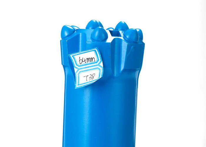 Blue T38 64mm Thread Button Bit Construction Use ISO9001