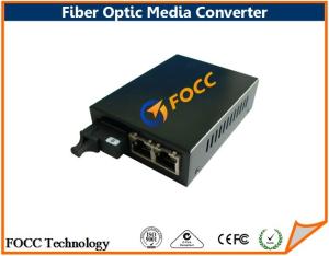 China 10/100M WDM BIDI Single Fiber Fast Ethernet Media Converter SC Connector 20km on sale