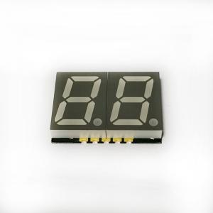 China 0.56 Inch SMD White 7 Segment Display 2 Digit Common Anode low power wholesale