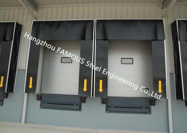 Quality Commercial PVC Doors With Folding Rubber Seal For Logistic Unloading Platform Use for sale