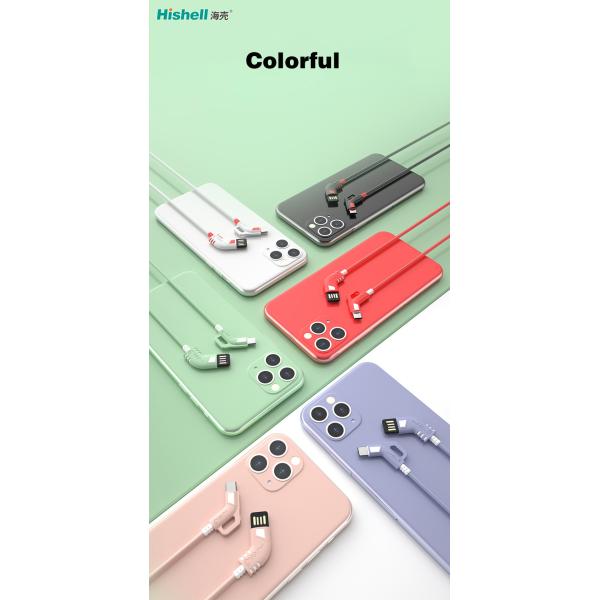 TPE ABS Micro Mobile Phone USB Cables Length 1M 2M 3A Fast Charging