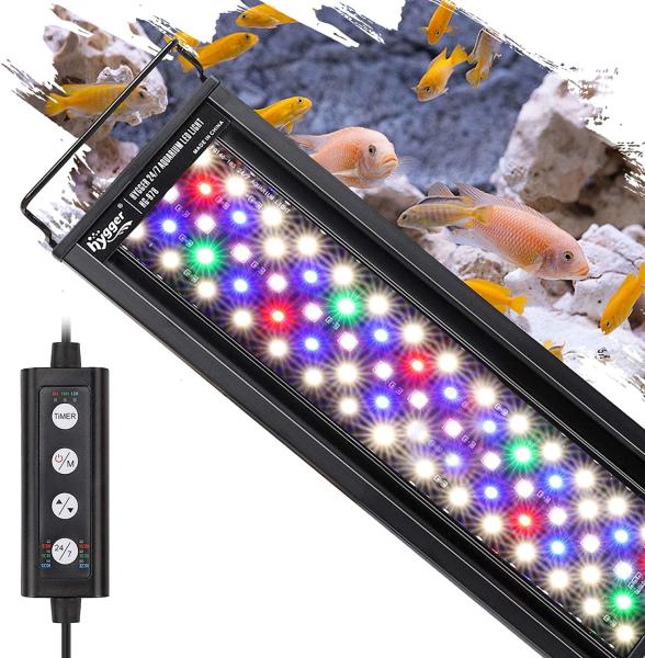 Quality Adjustable Timer 14W Aquarium LED Light Sunrise Daylight Moonlight Mode for sale