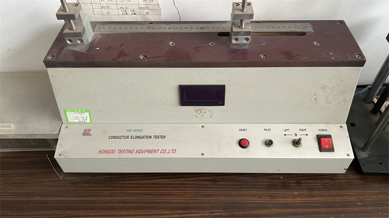 Conductor elongation Tester