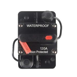China Manual Switch Automotive Circuit Breakers 120A Panel Mount Ignition Protected wholesale