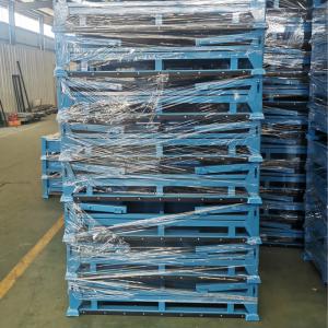 Customized Grid Material BoxStackable Transportation Logistics Metal Steel