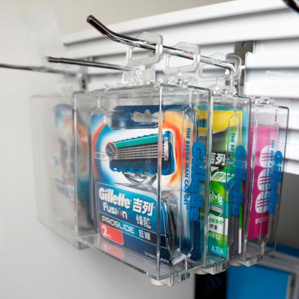 Plastic Security Retail Store EAS Anti Theft RF AM Razor Safer Box