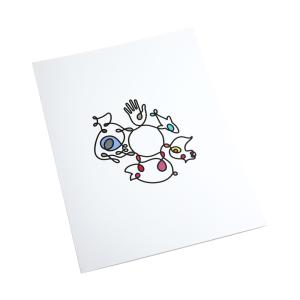 China Fold paper leaflet flyer printing, leaflet printing, advertising leaflet printing on sale