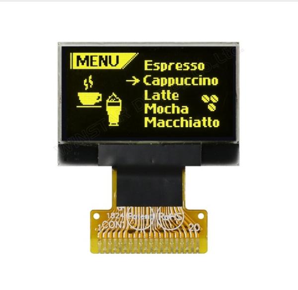 Quality 0.96 inch SSD1315 OLED Display Module Folding Type OEL Display ModulePixel Number  128 x 64 Monochrome COG Package for sale