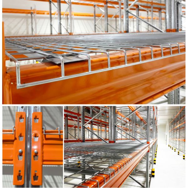 Single Depth Heavy Duty Pallet Rack Selective Pallet Rack Beam Racking
