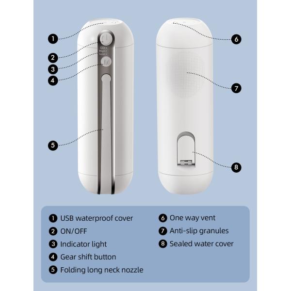 Color Box Portable Bidet Kit With Charge Technology 200ml Water Capacity