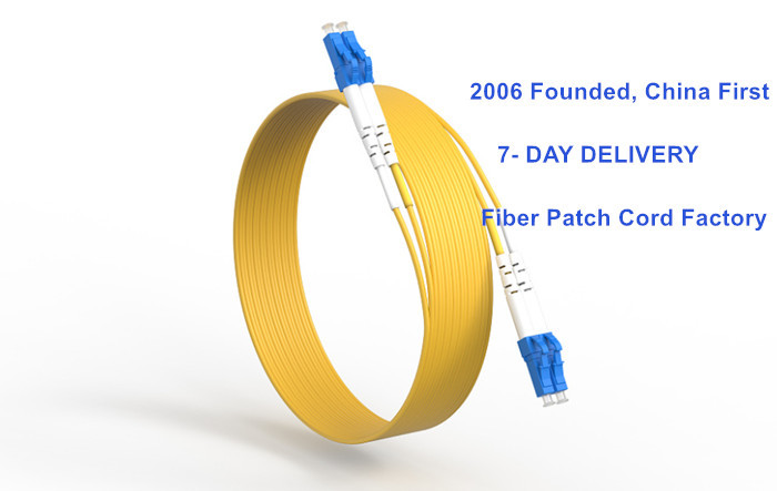Low Insertion LSZH 1.8mm Fiber Optic Patch Cord LC To LC