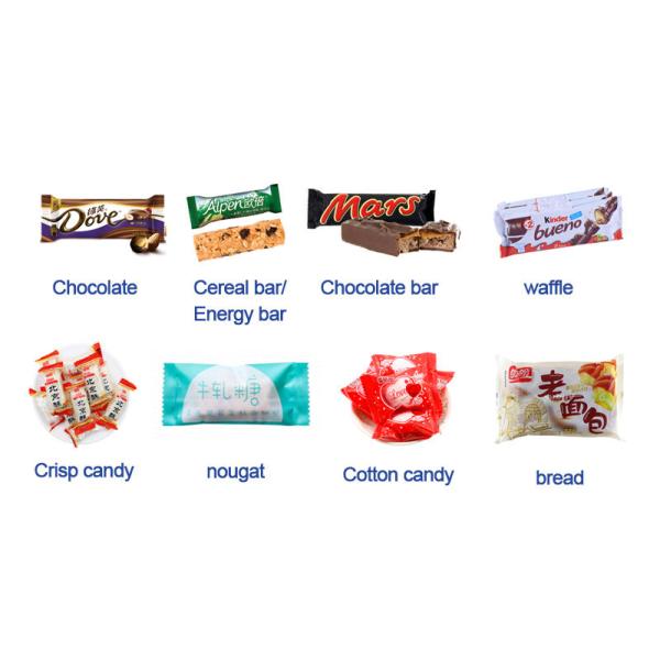 Intelligent 7.5KW Pillow Snacks Packing Machine 900pcs/Min