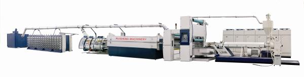 Quality Dual Color Monofilament Making Machine PP Monofilament Extrusion Line For Fibrillated Grass Yarn for sale