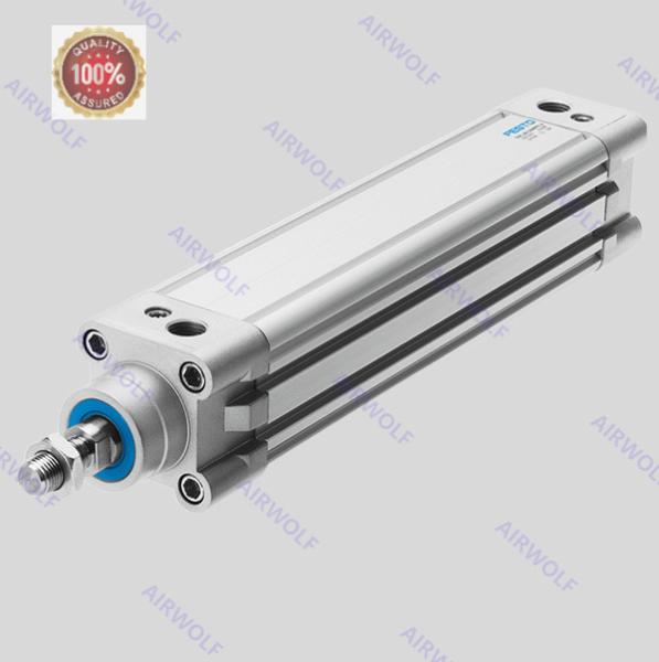 Quality FESTO Bore 32–125mm ISO15552 Compliant Profile Barrel ATEX 0.6–12 Bar DNC Polyurethane / Nitrile Rubber Pneumatic Cylinder for sale