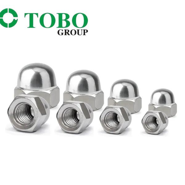Quality DIN1587 Hexagon Acorn nuts stainless steel 304 316 Acorn nuts Hexagon domed cap nuts Fasteners Accept Customization for sale