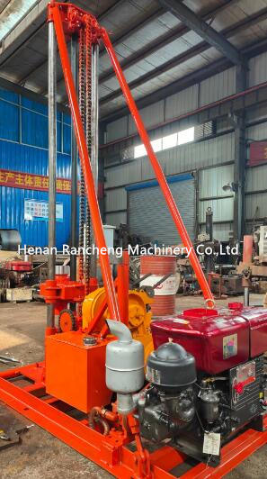 100-150m Depth 75mm-130mm Diameter Core Rig With 10.6KW 15HP Changchai