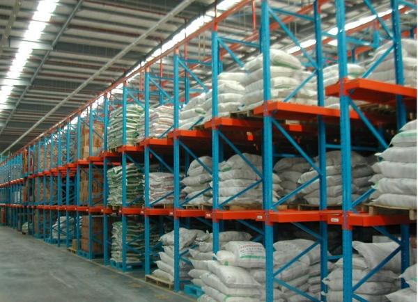 Quality Cold room Heavy Duty selective pallet racking with double side bracket for sale