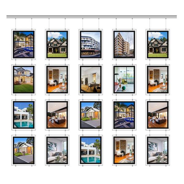 Quality Rectangular Crystal Light Box 5000lumen Real Estate Ad Light Box Display For Crystals CE for sale
