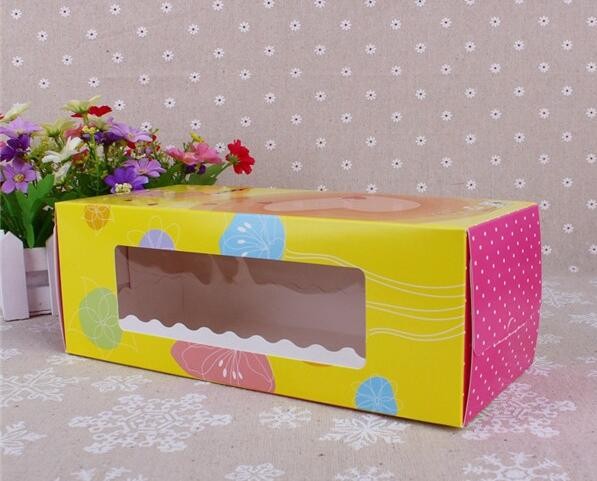 kraft paper sandwich box with window ,triangle sandwich box for packaging,Cardboard Box With Clear Window Burger Sandwic