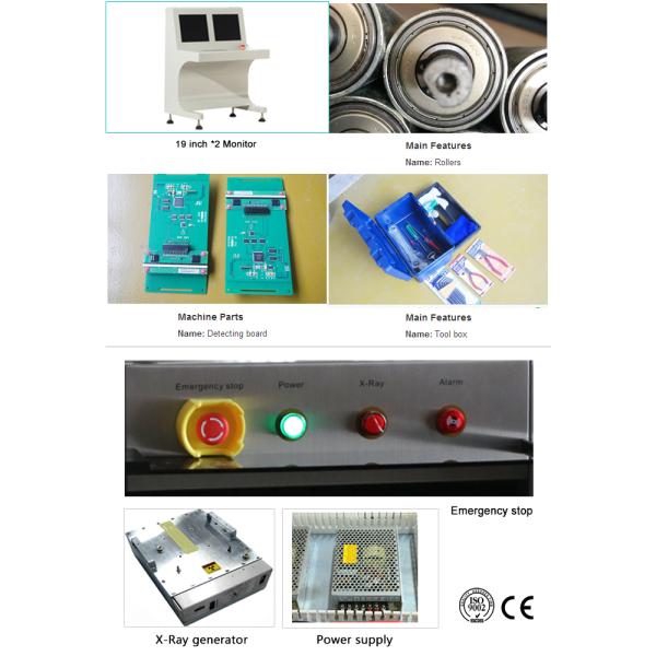 Big Size X Ray Baggage Inspection System 40AWG Wire Resolution 2 Years Warranty
