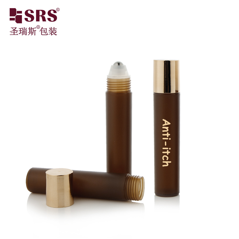RPP-20ML Glossy Matte Finished In Mold Economical Injection Custom Color PP PCR Eco-friendly Rolll-On Design Leak Proof Bottle