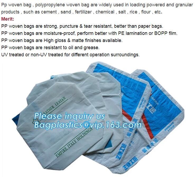 Hot Selling Kraft Paper PP Woven Plastic Cement Valve Bag For 25Kg,kraft paper laminated pp woven sandwich bag for logis