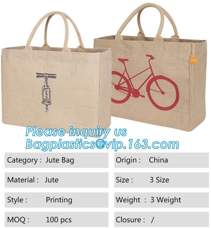 JUTE STORAGE BASKET WITH COTTON ROPE HANDLES,Burlap fabric jute toy storage basket for home storage organization bagease