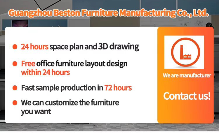 Modular 2 4 6 Office Desks Modern Linear Workstation Office Cubicles Work Station