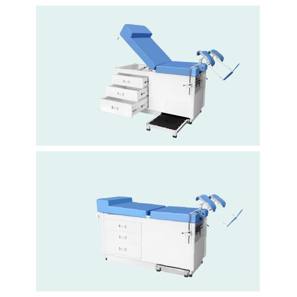 2 Function Medical Obstetric Exam Couch Manual Hospital Delivery Operation Gynaecological Table With Cabinet